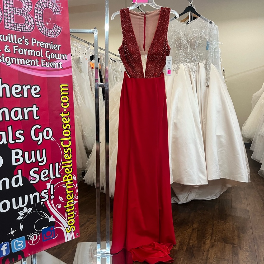 NWT Sherri Hill 51699 Red